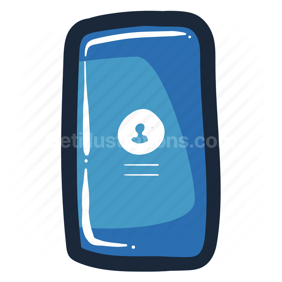 smartphone, phone, mobile, electronic, device, account, profile, login